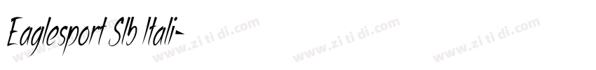 Eaglesport Slb Itali字体转换
